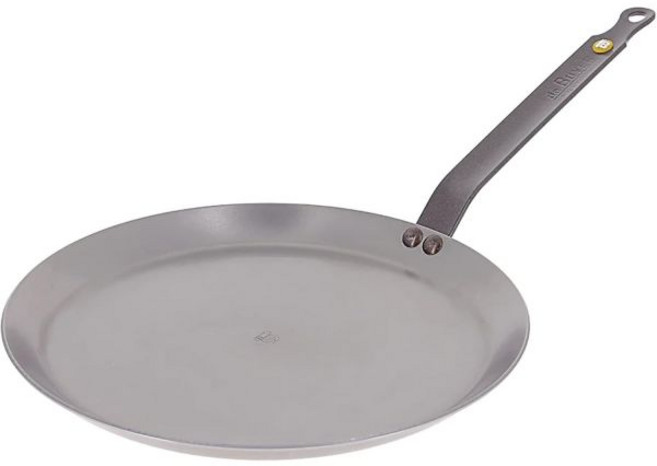 드부이에 MINERAL B 탄소강 크레페 & 또띠아 팬 직경 9.5\" 조리 표면 8.3\" 및 팬케이크 제조 재가열에 적합 PFAS PFOA PFOS 무첨가 Made in Fra, 1개