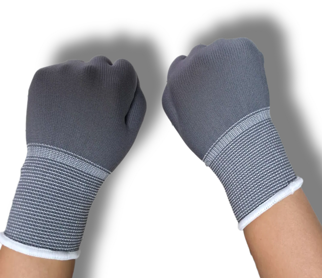 더뉴원 고무장갑 속장갑 내피장갑 얇은장갑25켤레, 25개, 중(M), 그레이(Gray)