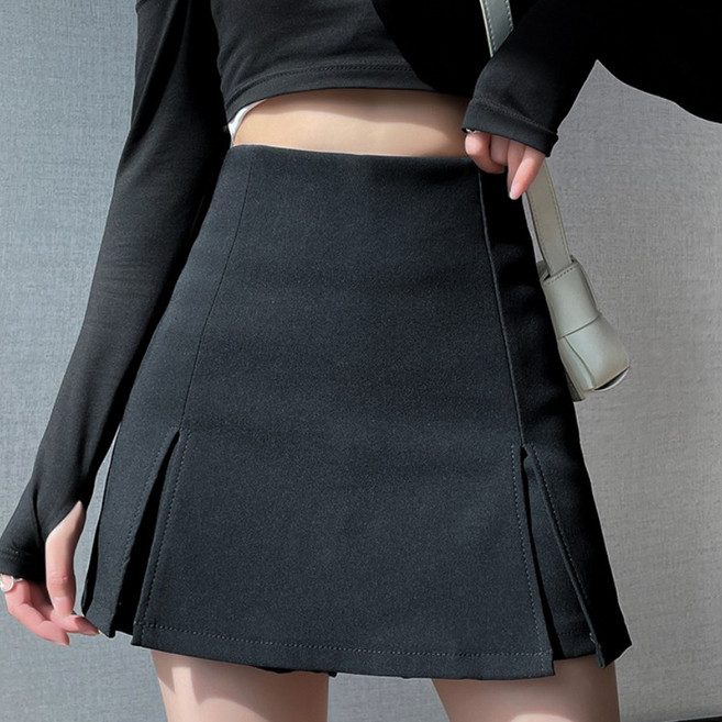 체형커버 반바지 스커트