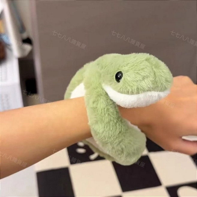 可愛小蛇毛絨公仔 蛇年禮品, 扭扭小青蛇【約40公分長】, 1個