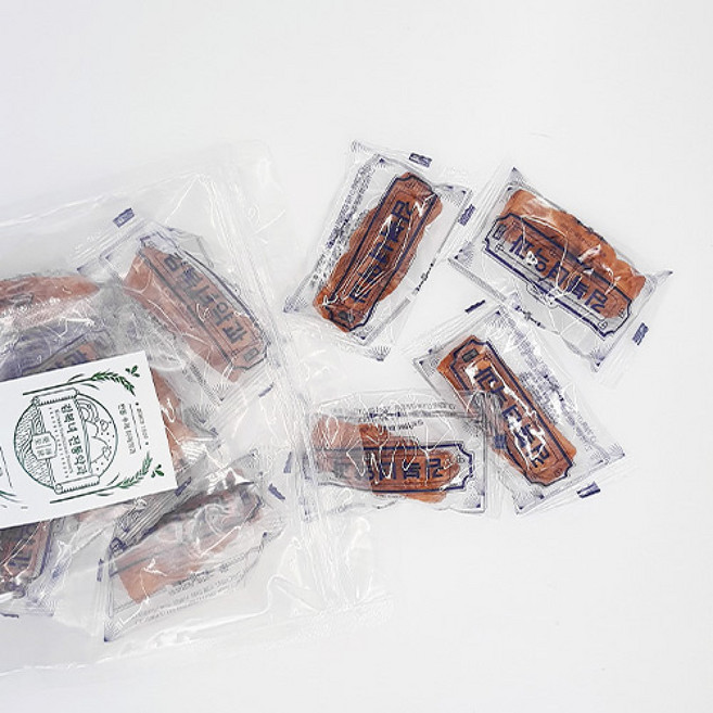 미니약과 수제 김복녀약과 봉지 포장 장인약과