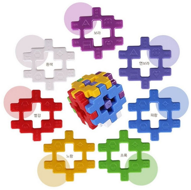 아이 창의력 놀이 유아 장난감 교구 큰사각 블록 82p, 쿠팡 본상품선택, 1