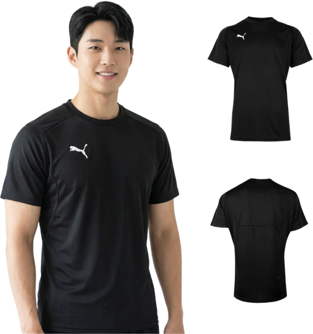 푸마 반팔티 트레이닝 저지 운동복 러닝 헬스복