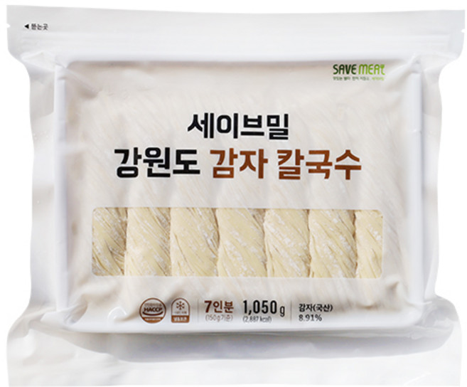 기타 [기본] 대용량 칼국수 1팩, 1.05kg, 1개