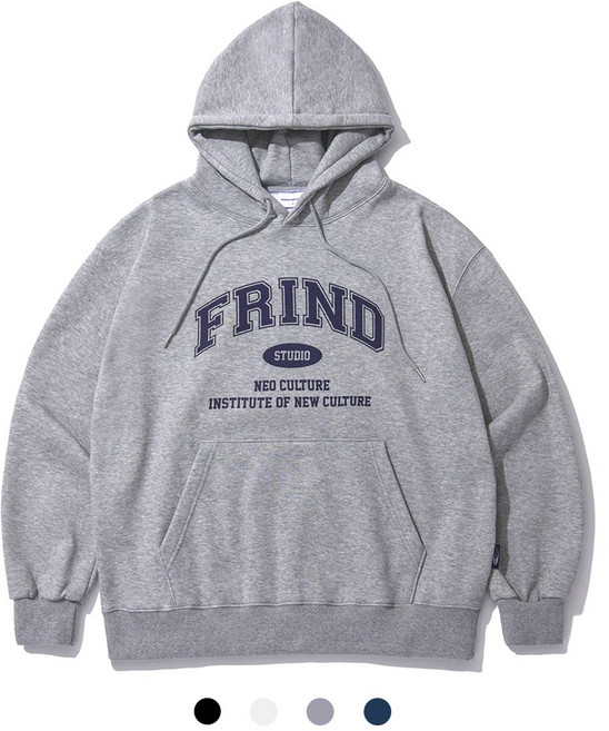 FRIND 오버핏 후드티셔츠 - 4COLOR