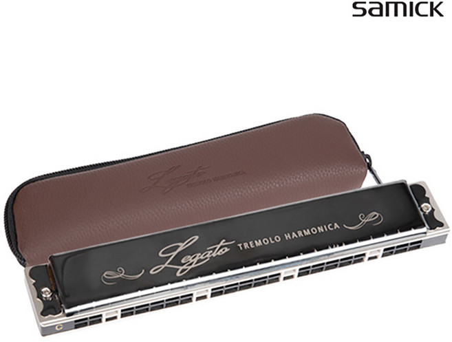 삼익악기 트레몰로 24홀 하모니카, STH-24LE, 혼합 색상, 1개