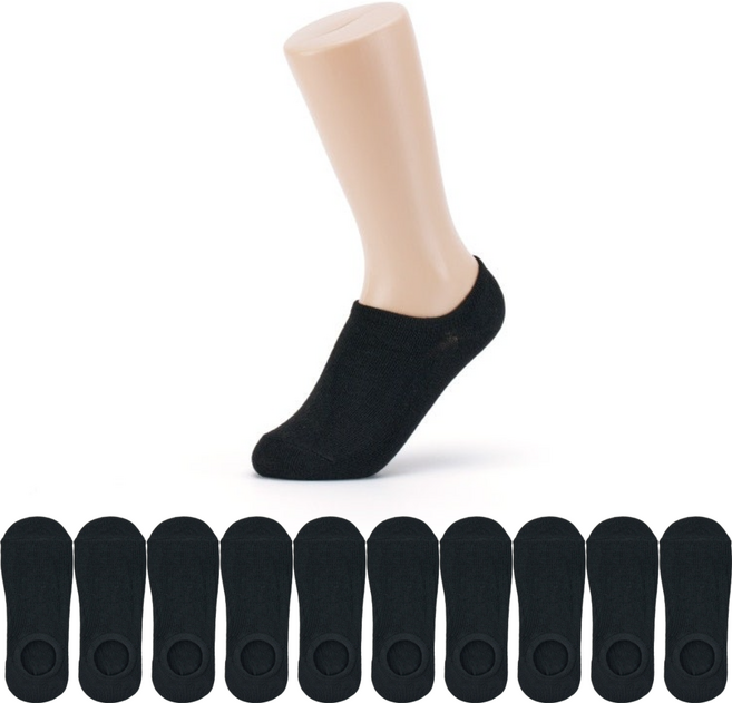 가비다 안벗겨지는 페이크삭스 덧신 발목 양말 10켤레