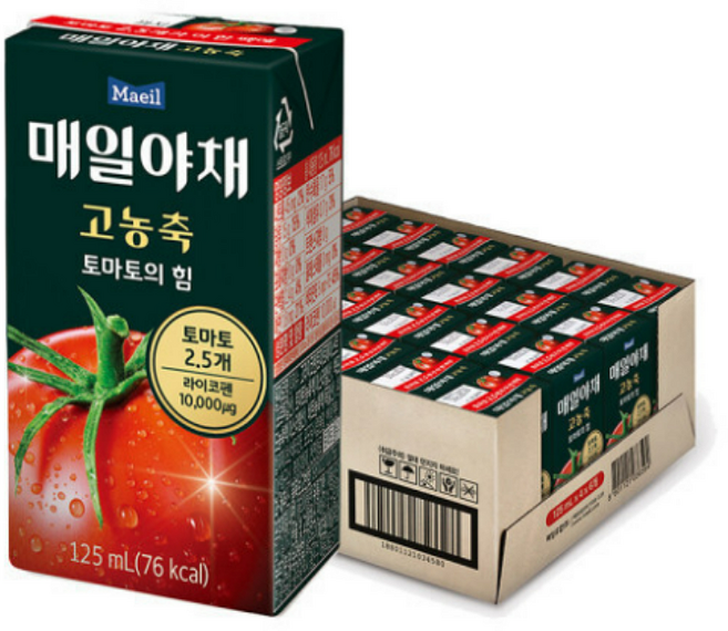 매일야채 고농축 당근의 힘 125ml 24개입, 24개