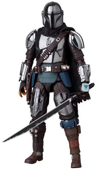 [발매] Medicom Toy 메디콤토이 MAFEX 마펙스 No 256 스타워즈 만달로리안 CHROME 크 만달로리안 크롬버전, 1개