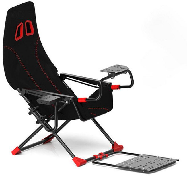 접이식 레이싱휠 거치대 레이싱 시트 G29 G923 T300 MOZA R5등 호환, 1개