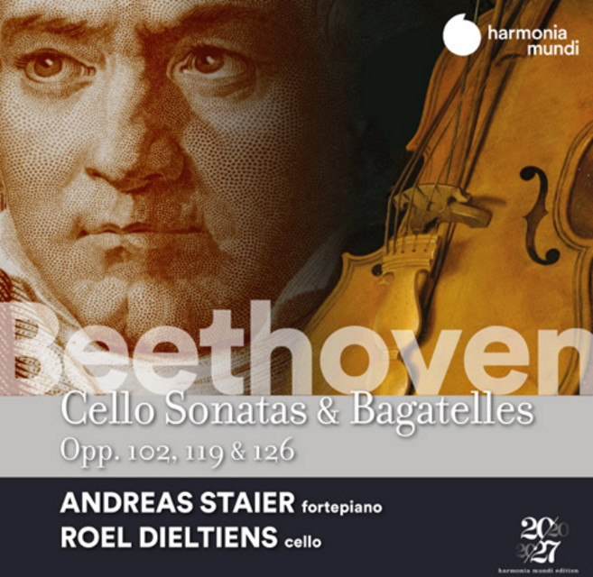 핫트랙스 LUDWIG VAN BEETHOVEN - CELLO SONATAS & BAGATELLES OPP.102 119 & 126/ ROEL DIELTIENS ANDREAS STAIER [베토벤: 첼로 소나타 4번 11개의 바가텔 - 로엘 딜티엔스]