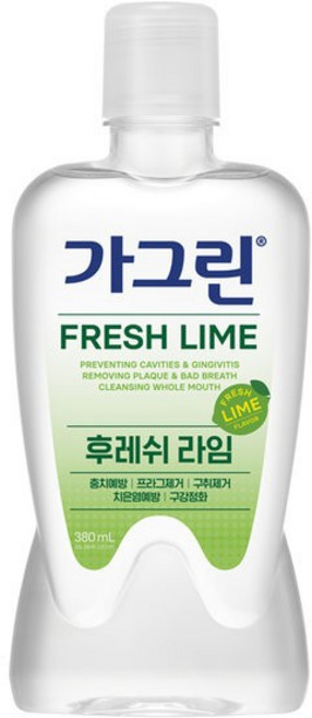 가그린 라임 구강청결제 380ml, 1ml, 1개