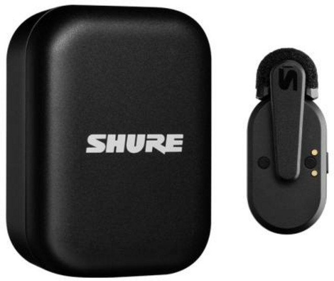 슈어 MoveMic One 1채널 무선 모바일 라발리에 마이크, MV-ONE-Z6