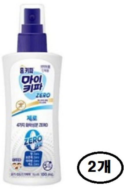 홈키파 마이키파 제로 미스트, 100ml, 2개