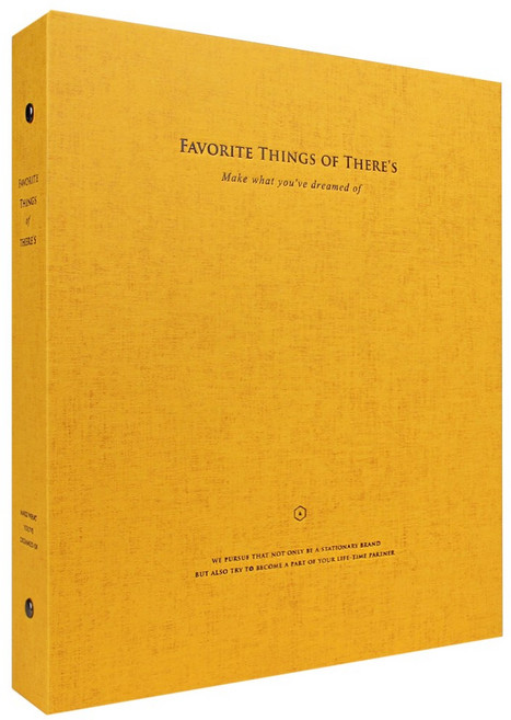 데얼스 데일리 바인더 4x6 포켓 앨범, 머스타드, 25매