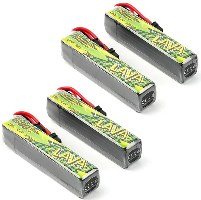 BETAFPV LAVA II 3S 680mAh 95C 11.4V 배터리 2026, 02 4PCS
