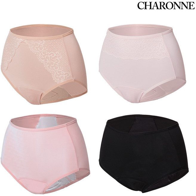 [1+1] 샤론느 안심논샘 요실금팬티 2장 세트 (국내생산 위생팬티 대용량 샘방지 방수)