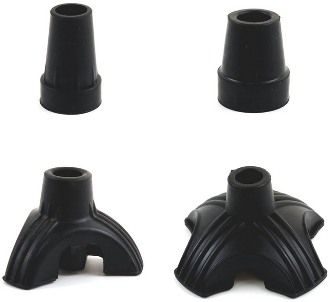 지팡이 지팡이발 고무발 패킹 고무패킹 노인 미끄럼방지 캡 어르신 네발 삼발 스틱 패드 초경량, 1