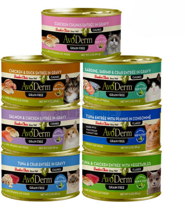 아보덤 고양이 주식캔 참치 게살 새우 연어 정어리 85g, 혼합맛, 1개