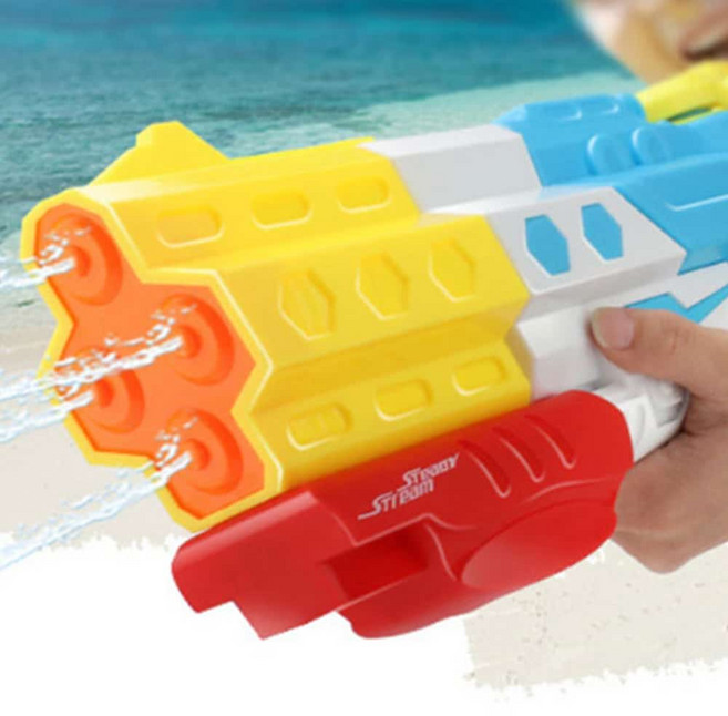 대용량 워터건 멀리나가는물총 압축펌프물총 대형, 1개