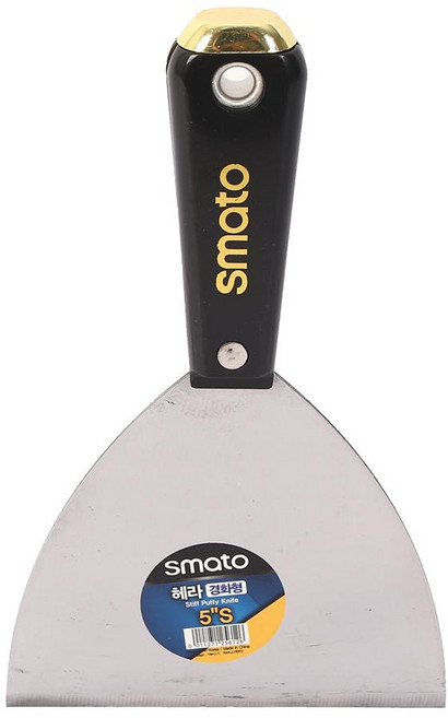 스마토 헤라(경화형)(선택) 껌칼 스크래퍼 공구 1.4T, 스마토 헤라경화형 5인치, 1개