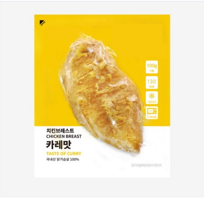 판다스토리 러브유 닭가슴살 5종 100g 7개, 카레맛