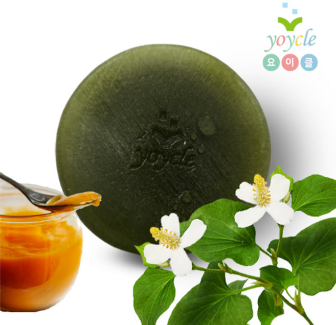 "촉특가" 마누카꿀 어성초 천연 비누 (순수 어성초 수제 비누), 100g, 32개입