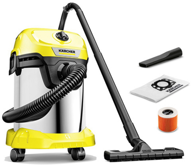 Karcher凱馳 WD3S 乾濕兩用吸塵器, 1個, 新品