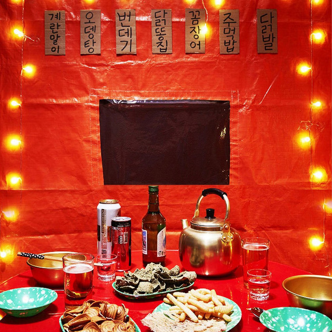 감성 타포린 인테리어 홈포차 캠핑 홈파티, 01.홈포차 타포린