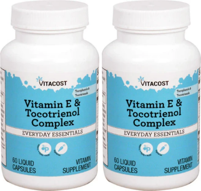 비타코스트 비타민E 토코트리에놀 콤플렉스 60액상캡슐, 2개, 60회분 - 쿠팡