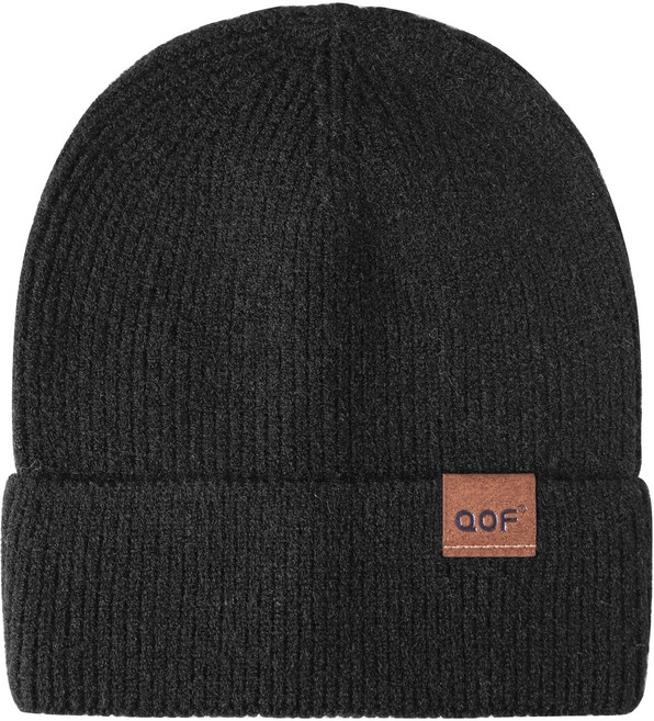 QOF 여성 남성 커플 비니모자 겨울 방한 니트 비니 7컬러