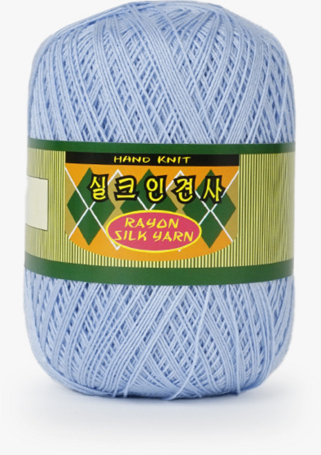 쎄비 실크인견사, 813 파스텔하늘, 1개