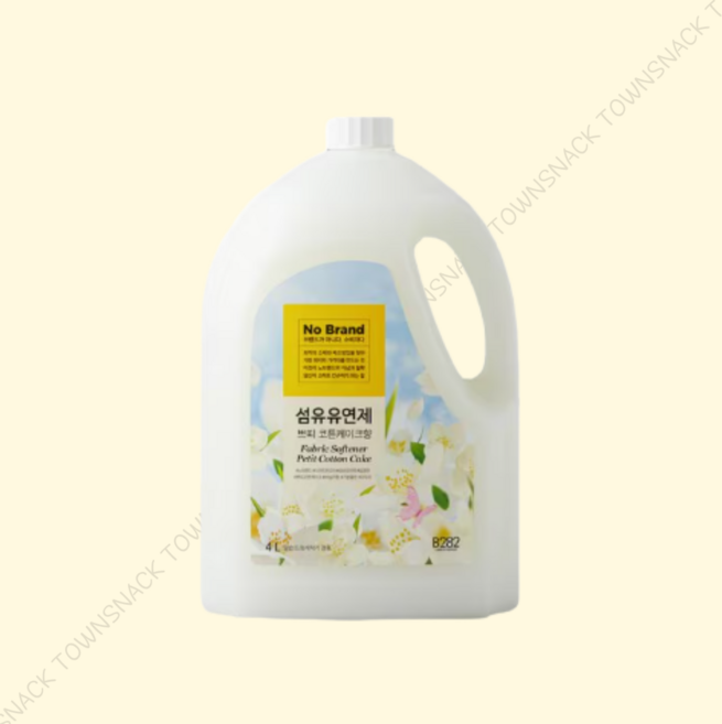 섬유유연제 쁘띠 코튼케이크향 4L, 1개