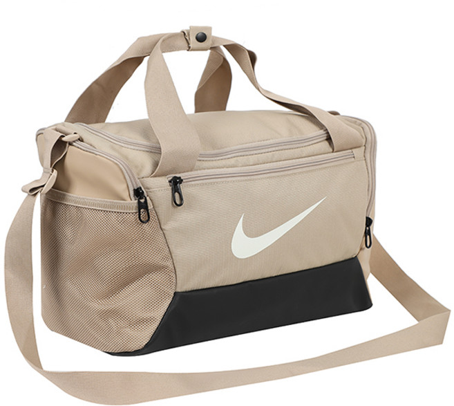 나이키 BRASILIA TRAINING DUFFEL BAG 헬스 운동 여행 짐백 더플백 가방, 샌드베이지, 1개