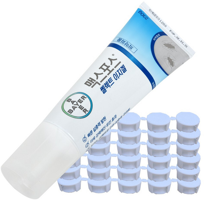 맥스포스 쎌렉트겔 + 원터치 먹이통 100개, 230g, 1세트