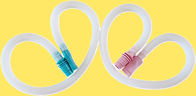 영창 삼익 호환 멜로디언 호스 2P, 2개, 핑크+민트