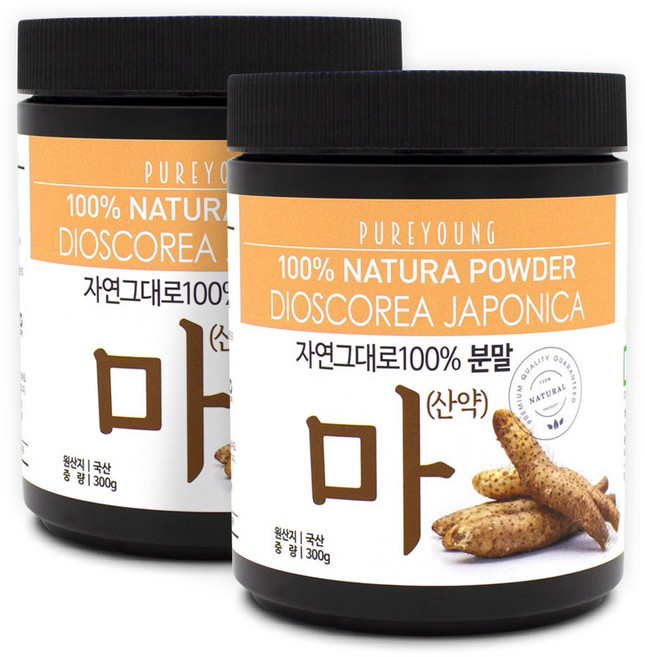 퓨어영 국산 마가루 분말 300g 산약분말, 2개