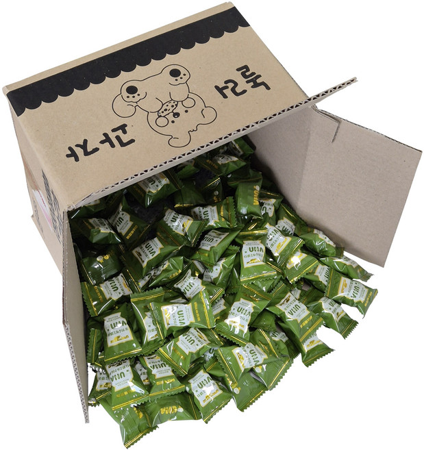 [놀러과자] 유하미카쿠토 토쿠노 밀크 말차 캔디 대용량 개별포장, 120개, 4.5g