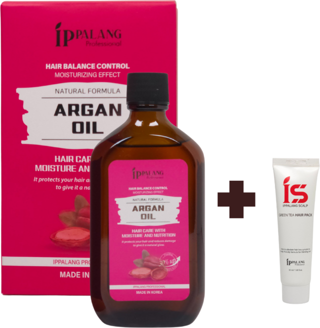 잎파랑 아르간 헤어 오일 에센스 100ml + 잎파랑 스캘프 그린티 헤어팩 50ml 사은품 증정, 1개