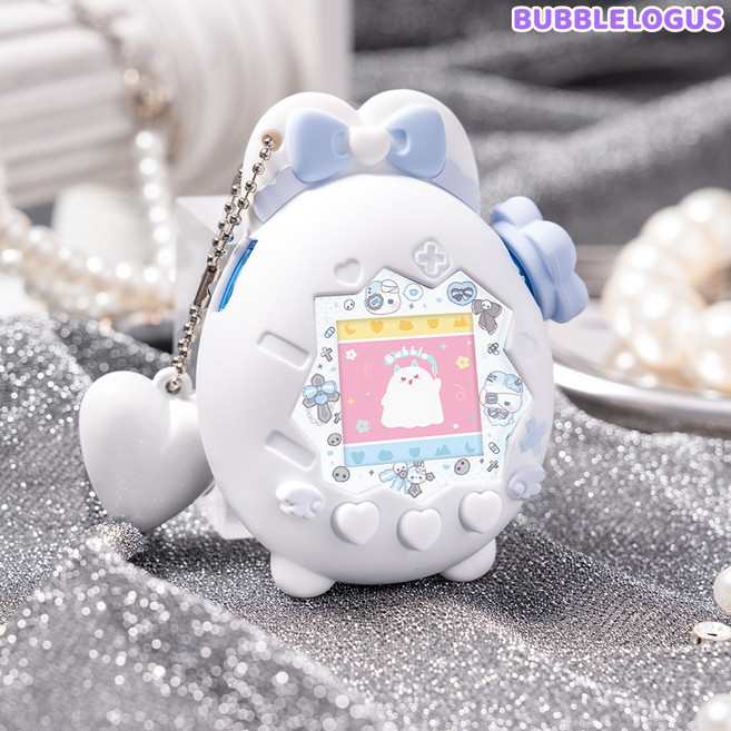 다마고치 파라다이스 케이스 엔젤바니 세트 버블로거스, 화이트