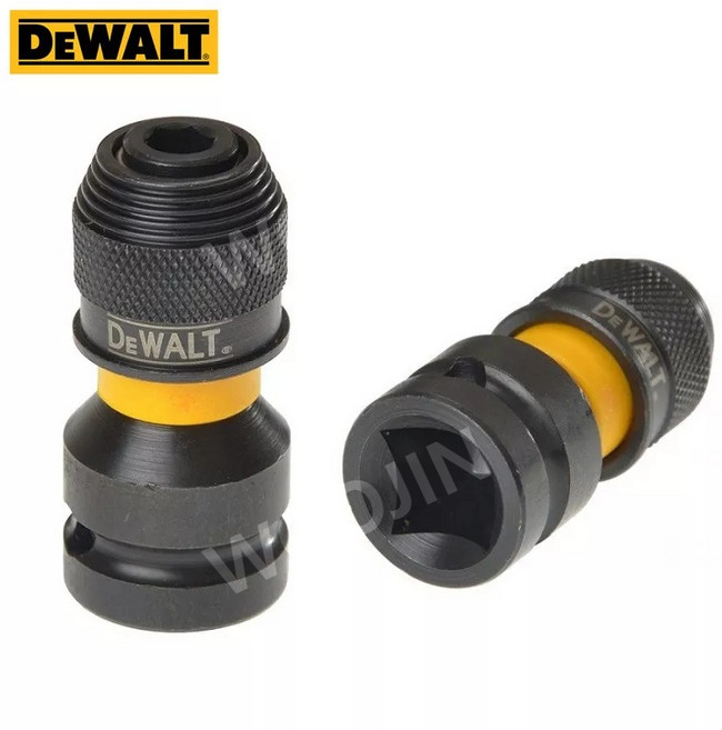 디월트 임팩트 렌치 어댑터 육각 1/4인치 사각 1/2인치, DT7508-A9, 1개