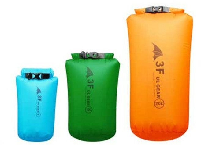 3F UL Gear 15D/210T 登山防水袋 (顏色隨機), 50L,210T