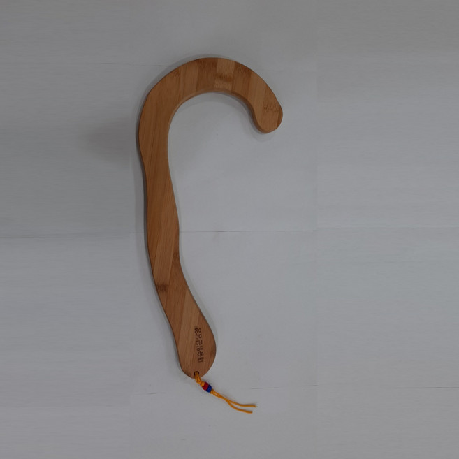 국산 담양 대나무 오십견 안마기 등마사지기구 오십견마사지 승모근 목근육풀기 뒷목 거북목 2종류, 소형, 1개