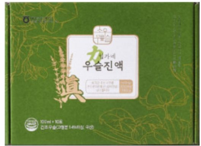힘가네 우슬즙 우슬 진액 1박스100ml x 10개입 콘드로이친 힘가네우슬즙 549823, 1개, 1L