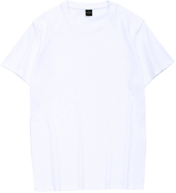 重磅純棉素T, 白色