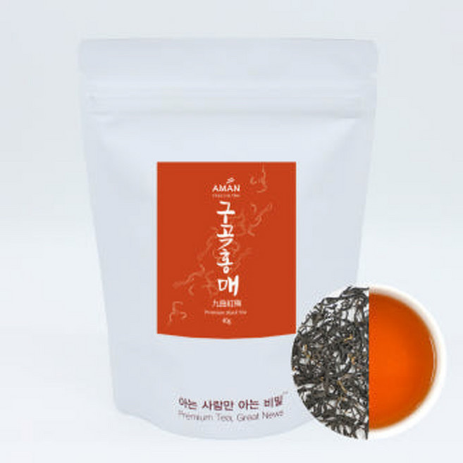 구곡홍매 40g 홍차 중국차 아만프리미엄티, 1개, 1개입, 40mg