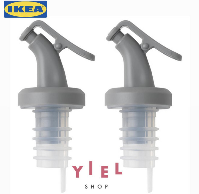 [이엘]이케아 뢰스타그바르 마개 뚜껑 푸어러 2+2, gray, 2개