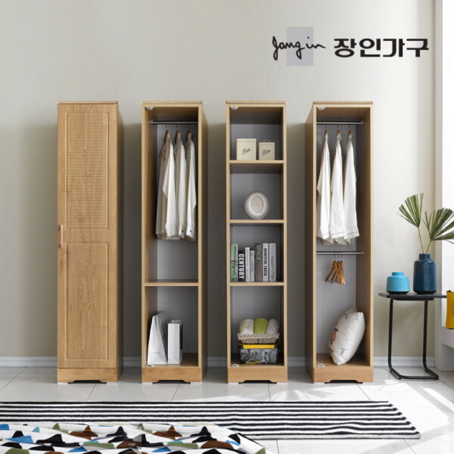 [장인가구] (착불) 헤센 400 도어 옷장(선반장), 상세 설명 참조