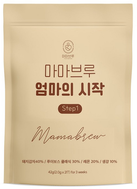 [마마브루] 엄마의시작 Step 임당티 레몬수 입덧티, 1개, 42g