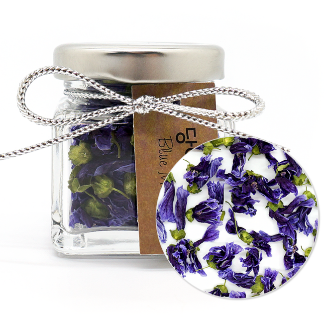 다화랑 당아욱 꽃차 미니병 2g, 1개, 1개입